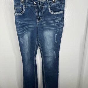 Revolt Jeans Dark Blue Skinny Denim 131